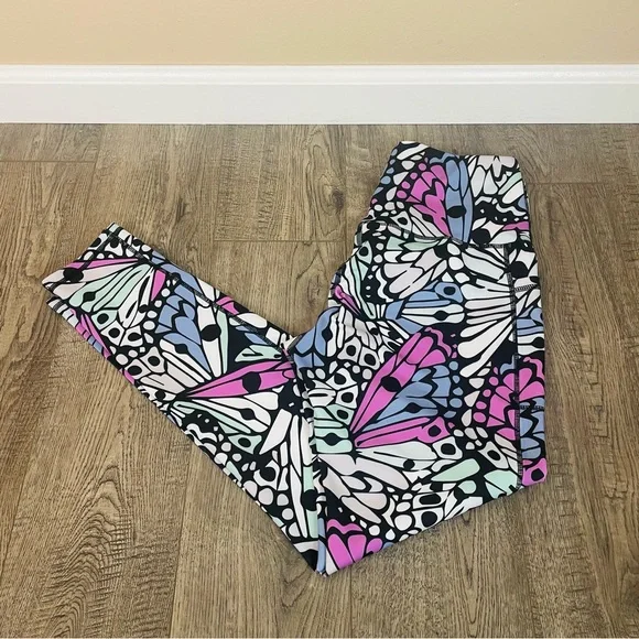 Legend Leggings Women Large Pockets Side Stretch Activewear Outdoor Multicolor - Picture 3 of 8